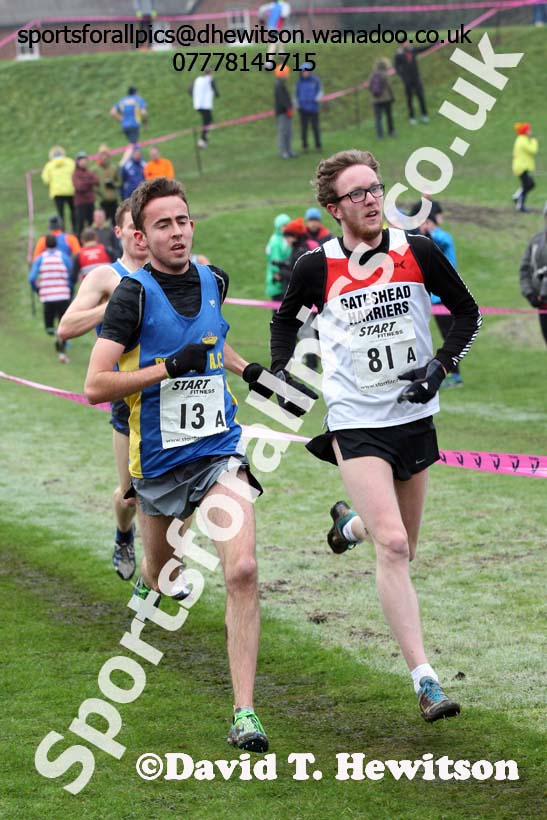 Senior men, Durham Cathedral Cross Country Relays. Photo: David T. Hewitson/Sports for All Pics